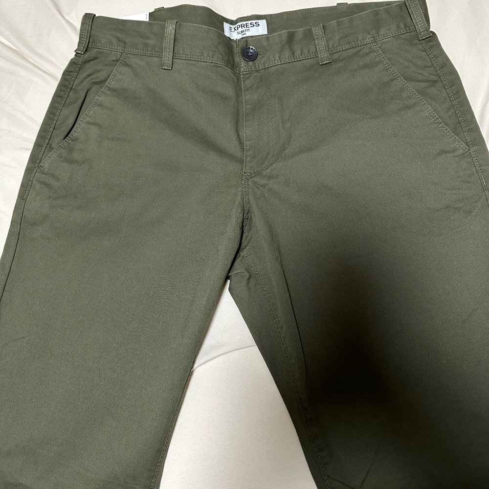 Green Express Pants For Men